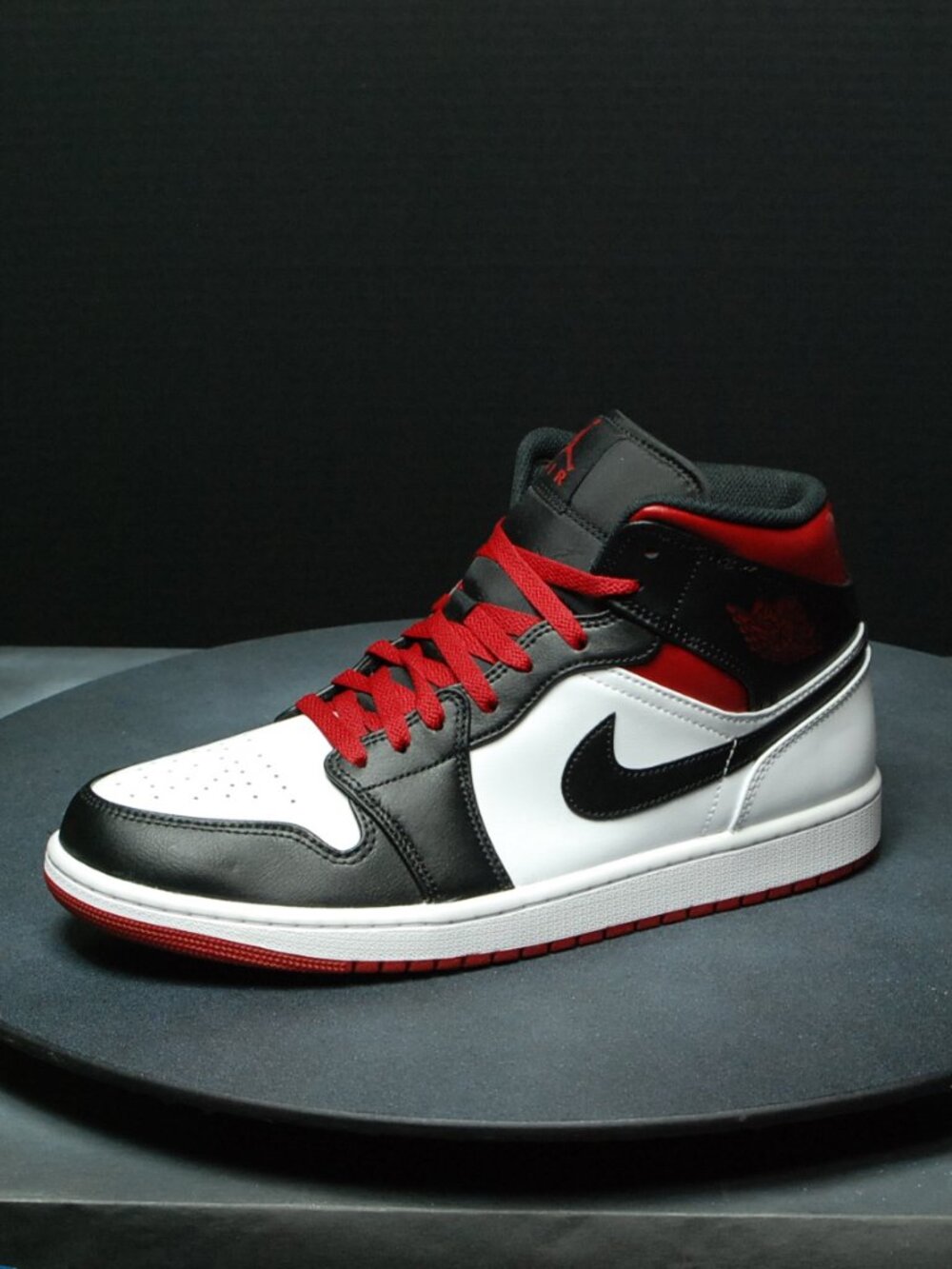 Nike DQ8426-106 Air Jordan 1 Mid Men's Size 10.5 WhiteGym RedBlack,